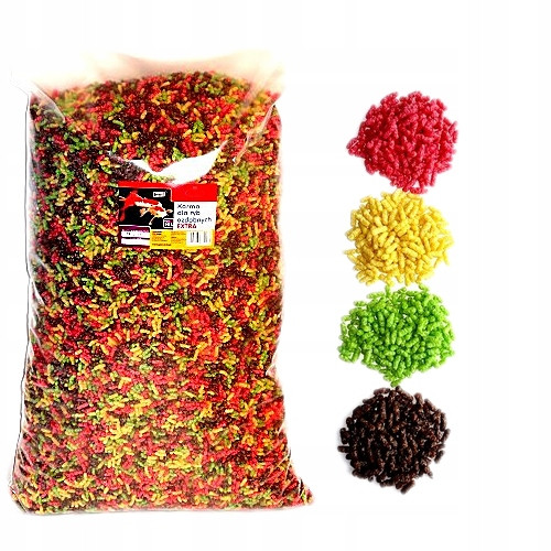  EXTRA TÁPLÁLÉK KOI HALAKHOZ PONTY ÉTEL SZEM 50L 7KG
