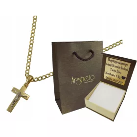    Arany férfi páncéllánc 2,50 mm kereszt pr 585 szabad gravírozással