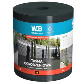  Kerítés háló, drótfonat - WDB Plast Premium Line kerítésszalag polipropilén 0,19x26 m