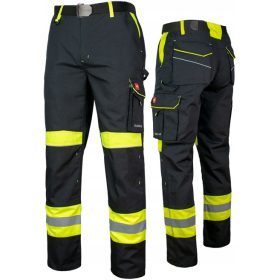  ART.MAS hosszú munkanadrág CLASSIC-VIS derékig érő fényvisszaverő munkanadrág, 48-as méret