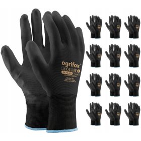   Ogrifox SPECTO OX-POLIUR BB kesztyű, poliuretán bevonatú, 7 - S méret, 12 pár