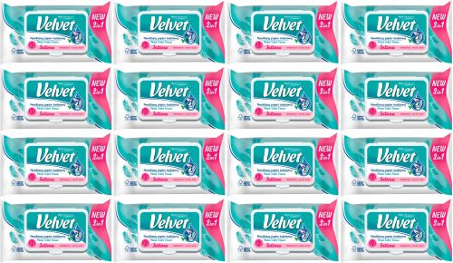 Vécé papír - Nedvesített Velvet papír 672 lap INTIMA