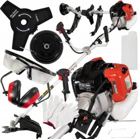  Scheppach benzines bozótvágó 150 cm 8,5 kg 1450 W 3,9 LE