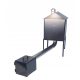  Kerti Smokehouse Acél Fém Smoker