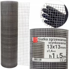   Kerítés háló, drótfonat - Lun Fix horganyzott hegesztett háló 100 cm 13x13 fi 1,4 mm