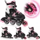 Gyermek retro korcsolya - Spokey Skates 4in1 állítható hengerek 30-33