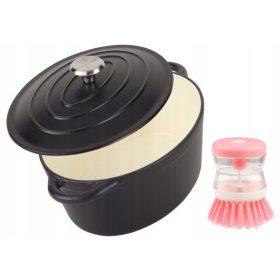   Sütőtál - Rossner öntöttvas zománcozott serpenyő 4,6 l