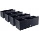  Prosperplast virágcserép 206 cm x 19,5 x 18,5 cm műanyag szürke és ezüst árnyalatú