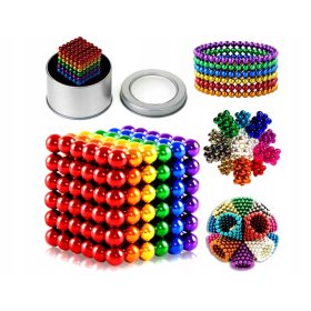   Mágneses golyók - Színes blokkok mágneses golyók Neocube 216e 5 mm