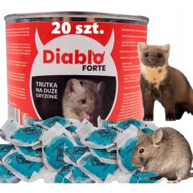   Egerek és patkányok elleni védelem - Diablo Forte egér mérgező patkányok 300G méreg