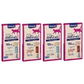   Macskaeledel, finomság macskáknak - Vitakraft Naturals folyékony snack keverék 20x15g
