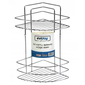  FÜRDŐSZOBAI POLC POLC Állvány KOSÁR 2 tételes SAROK