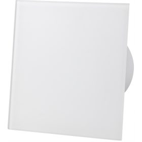   Szellőzőrács - FÜRDŐSZOBAI VENTILÁTOR Ø100 FEHÉR FÉNYES ÜVEG