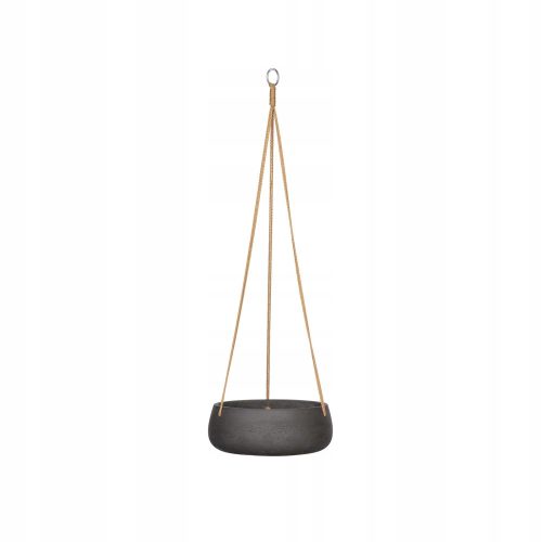  Fazekas edények 24 cm x 24 x 9 cm átmérő 24 cm üvegszál + cement, homok és őrölt fekete kő