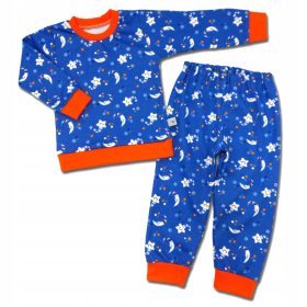   Gyermek pizsama, fürdőköpeny - Hosszú -LEAVED GYERMEKEK Pizsama Pizsama Moon 104