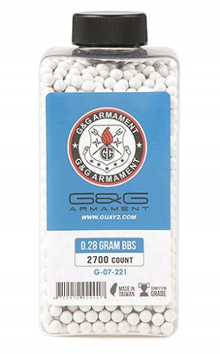 Airsoft labdák - ASG BBs G&G GIG-16-013011 0,28 g 2700 db.
