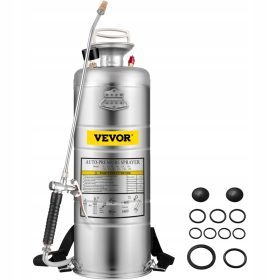  VEVOR nagynyomású permetező rozsdamentes acél 12L