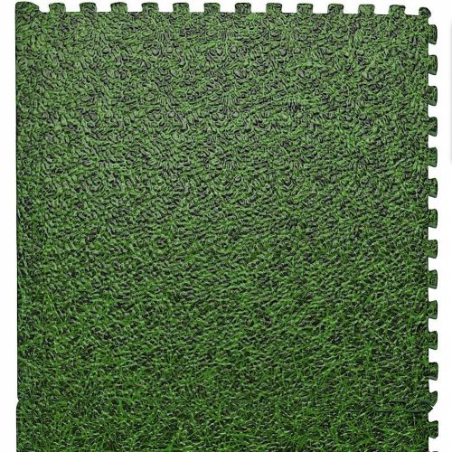 Szőnyeg edzéshez és jógához - Védőhab szőnyeg puzzle 6 db. Fű