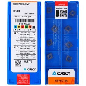 KEMÉNYLEMEZEK CCMT 060204 MP PC5300 KORLOY