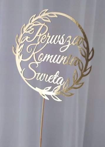  TOPPER communion GOLD tükörhatás