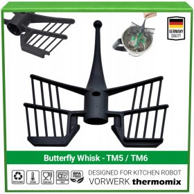    Mixer / Butterfly VORWERK Thermomix TM6 és TM5 | tanúsítvány + BPA-mentes