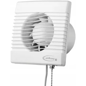   Fürdőszoba ventilátor - ÜVEG VENTILÁTOR IDŐZÍTŐ KI FEHÉR Fi 120