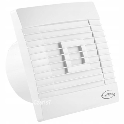 Fürdőszoba ventilátor - ÜVEG VENTILÁTOR IDŐZÍTŐ KI FEHÉR Fi 100
