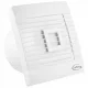 Fürdőszoba ventilátor - ÜVEG VENTILÁTOR IDŐZÍTŐ KI FEHÉR Fi 100