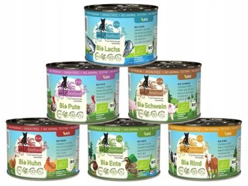 Konzerv macskáknak - Catz Finefood Senior Kota Mix 6x 200g étel