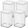 Élelmiszertartó - Rotho KPL 4X Container 1L Loose Loft Cikkek
