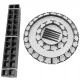 Szegély a kerthez - Rajz Edge 45 mm KPL 48m + ingyenes 240 horgony