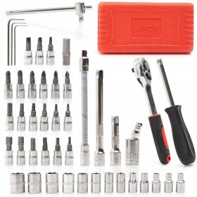   Szerszámkészletek - Aljzat -csavarkulcsok halmaza 1/4 '' bit Torx 28el.