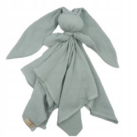   Textil pelenka - A muszlin pelenka ölel meg nekem nyuszi menta