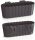  Prosperplast virágcserép 21,2 cm x 38,3 x 13 cm műanyag fekete