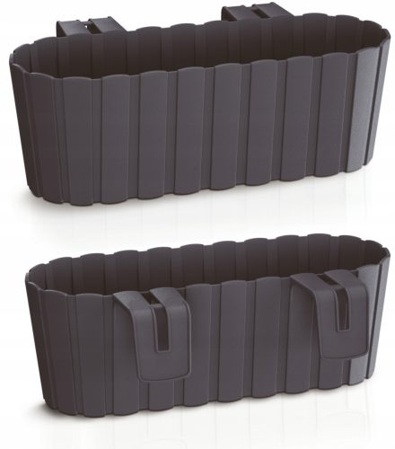  Prosperplast virágcserép 21,2 cm x 38,3 x 13 cm műanyag fekete