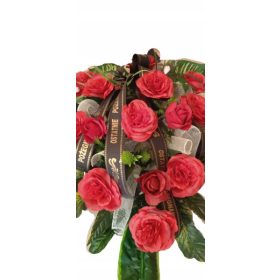 Virág dekoráció - Temetési csokor MŰVIRÁGOK temetésre