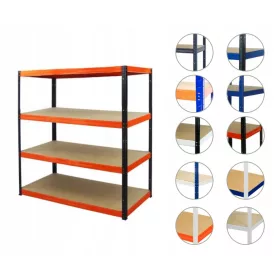 Fém raktári polc 180 x 150 x 40 cm