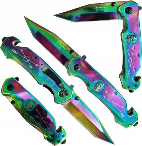 Kés, machete - Tavaszi mentő kés Kandar Pennife Rainbow