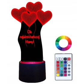   Gyermek éjszakai lámpa - 3D LED -es éjjeli lámpa Pokemon Pikachu névvel