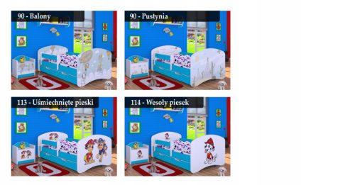 ÁGY 140/70 + FIÓK + MATRAC + KERET GYERMEKSZOBA