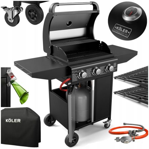  Köler gázgrill 9,6 kW