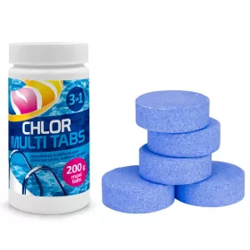   Medence kémia - KLÓR MULTIFUNKCIÓS MEDENCE TABLETTA 1kg 3in1