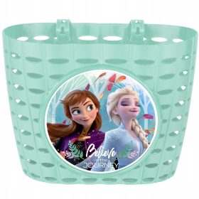   Kosár gyermek kerékpárokhoz és járművekhez - Kosárkosár -kerékpár kerékpár kormánykerék fagyasztott Elsa