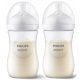 Bébiüveg - 2 x Avent Natural cumisüveg 260 ml