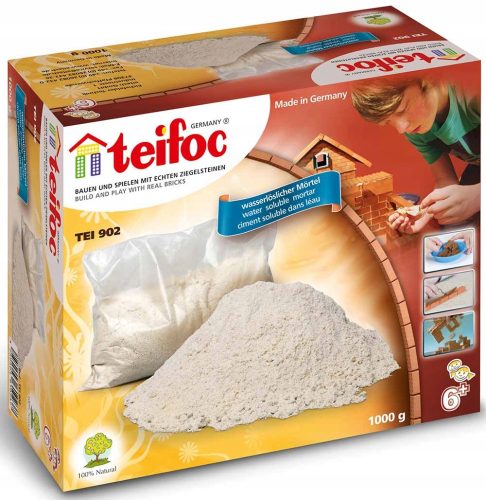 Játék kis mestereknek - Cement téglaépületekhez 1kg Teifoc