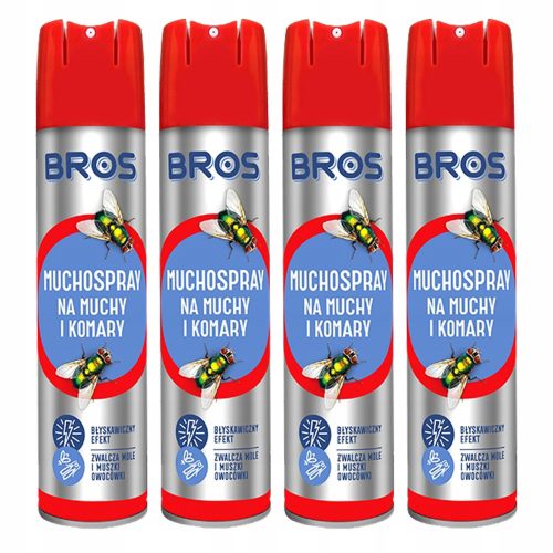  Bros Muchospray legyek és szúnyogok számára 4 x 400 ml