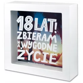  Pénz doboz - Piggy Bank 18 éves kényelmes élet ajándékpénz