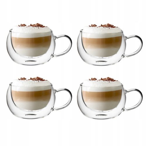 Koktél pohár - Latte kávéhőszemüvegek nagy csészék