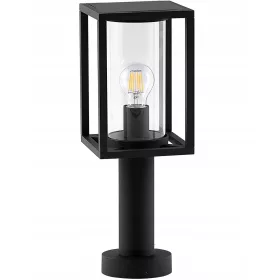    Téglalap alakú világítóoszlop SuperLED E27 50 cm fekete