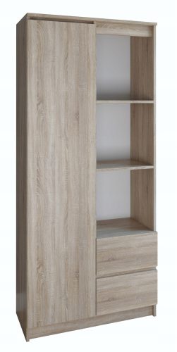 Bookback 80cm irodai ajtó RS-80 Bily Oak Sonoma